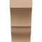 Ekena Millwork 9"W x 9"D x 18"H Wide Asheboro Rough Cedar Woodgrain TimberThane Corbel, Primed Tan CORUR09X09X18ASHRCPR - alternate 6